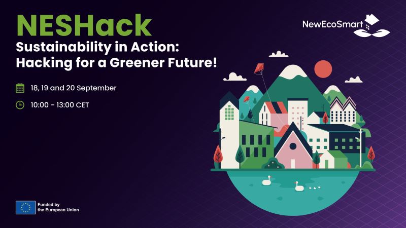 INSCRIÇÕES ABERTAS – Hackaton Online do Projeto NewEcoSmart com Prémios Atrativos para Ideias Inovadoras