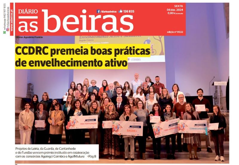 VirtuALL vence Prémio de Boas Práticas de Envelhecimento Ativo e Saudável 2024 da Região Centro