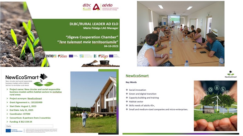 Visita técnica de cooperação do Grupo de Ação Local (GAL) da Estónia “Jõgeva Cooperation Chamber” ao território de intervenção do GAL AD ELO