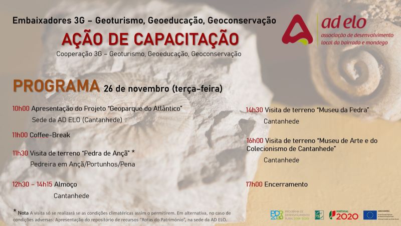 Ação de Capacitação “Embaixadores 3G – Geoturismo, Geoeducação, Geoconservação”